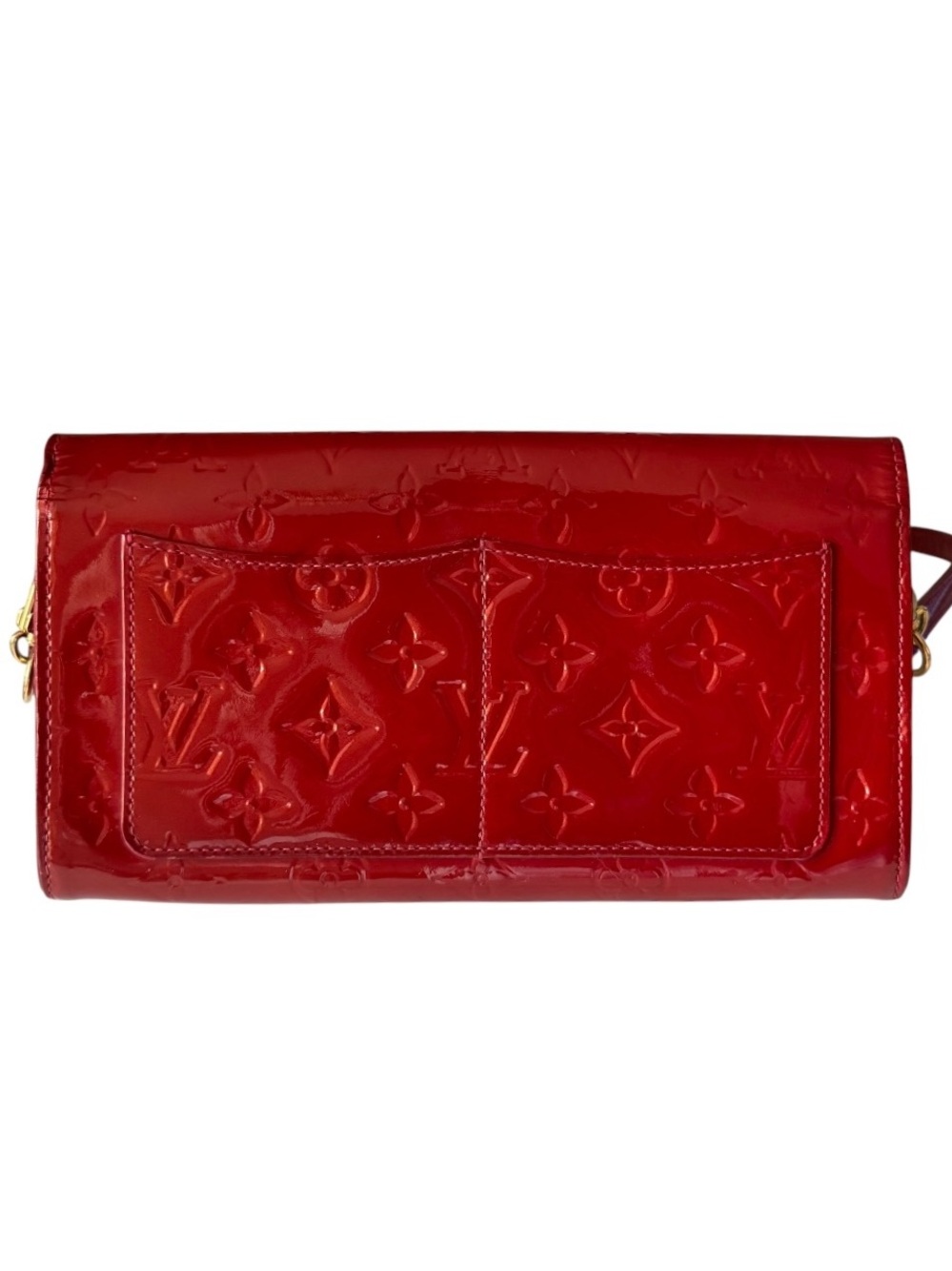 Louis Vuitton Pomme D’Amour Monogram Vernis Rossmore MM Clutch Bag - Picture 2 of 16